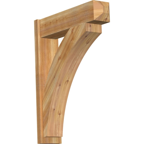 Ekena Millwork Thorton Craftsman Rough Sawn Outlooker, Western Red Cedar, 8"W x 32"D x 40"H OUT08X32X40THR04RWR - main